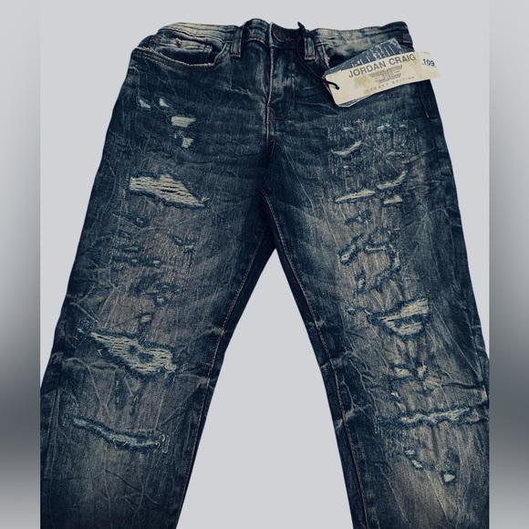 Jordan Craig Boys Legacy Edition Jeans Size 10 – Death Valley Distressed Wash - Picture 2 of 13
